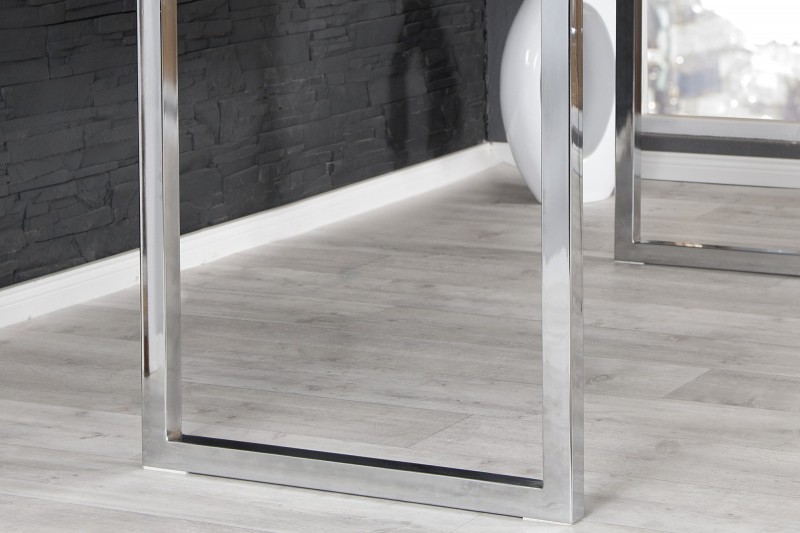 Bureau de design 160x75 cm en bois coloris blanc laqué