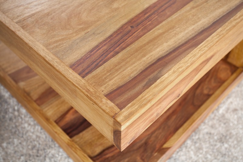 Table basse carré en bois massif 80x80 cm Table basse carré en bois massif 80x80 cm