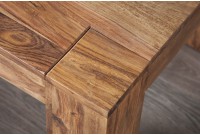 Table basse carrée 60 cm en bois massif