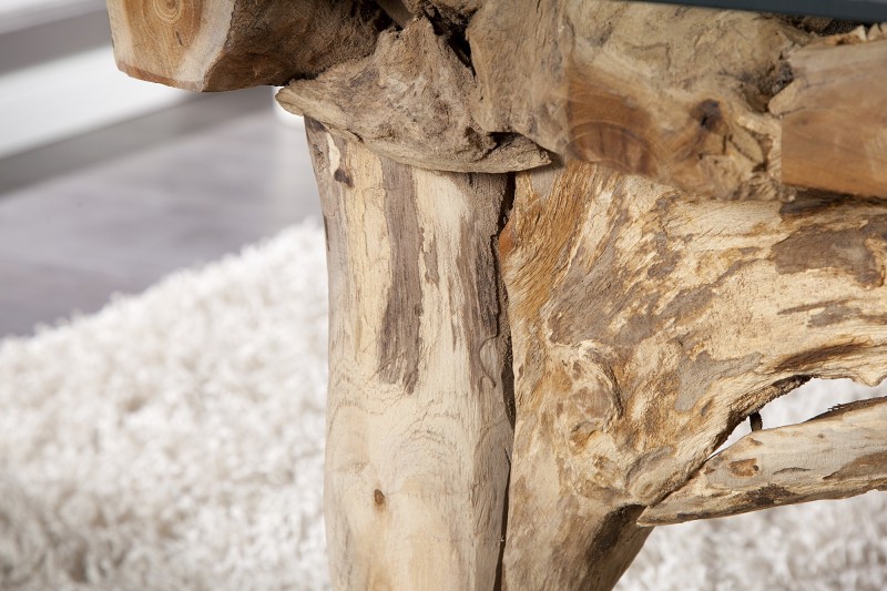 Table Basse en Bois Flotté - Naturelle, Élégante et Unique