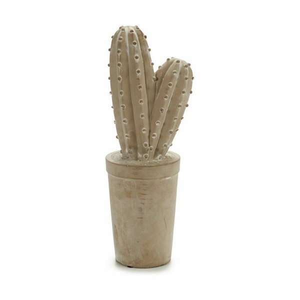 Figure décorative de jardin Cactus Pierre 13 x 38 x 13 cm (3 Unités)