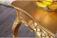 Meuble console 110 cm design classique coloris doré
