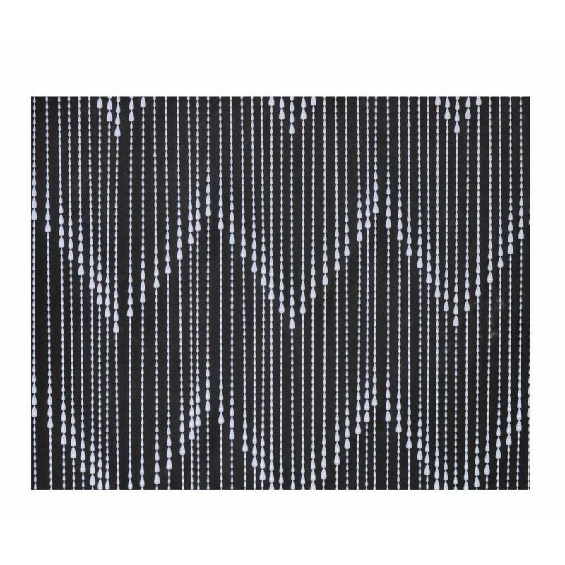 Rideau EDM Blanc Perles polypropylène 90 x 200 cm