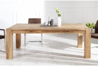 Table de salle à manger en bois massif 160cm