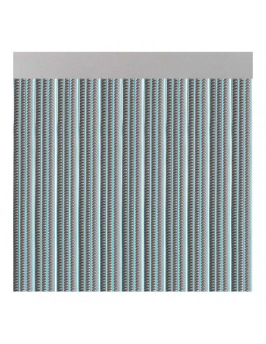Rideau Acudam Lisboa Portes Gris Extérieur PVC Aluminium 90 x 210 cm