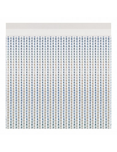 Rideau Acudam Marina Portes Multicouleur Extérieur PVC Aluminium 90 x 210 cm