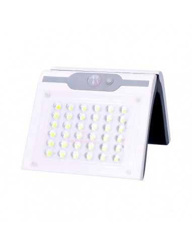 Applique LED EDM Solaire Blanc Capteur de Mouvement 6500 K 2 W 220 lm