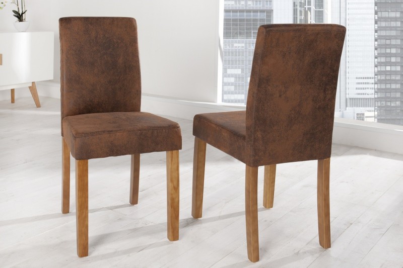 Ensemble de 4 chaises design en polyester