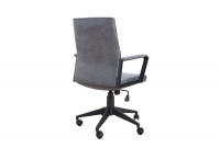 Chaise de bureau professionnel design coloris gris avec roulettes