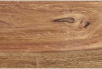 Banquette 160 cm design en bois naturel