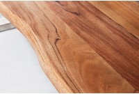 Banc 160 cm design industriel alliant bois et métal