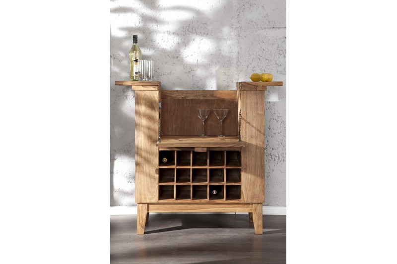Buffet en bois massif design vintage