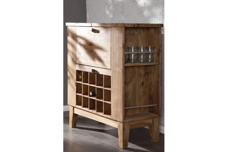 Buffet en bois massif design vintage