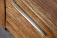 Meuble TV 135 cm en bois massif avec rangement