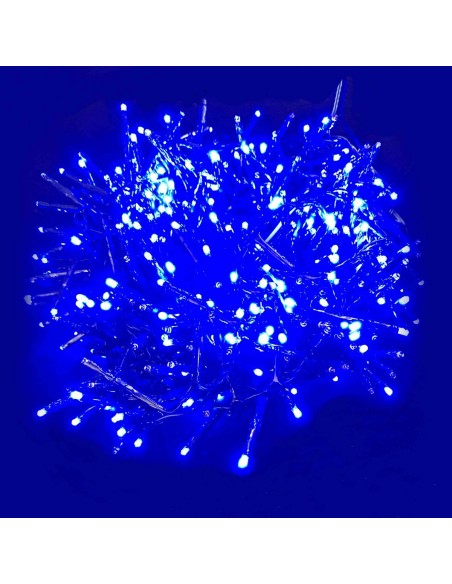 Guirlande lumineuse LED 9 m Bleu 3,6 W