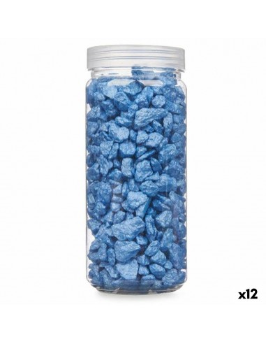 Pierres Décoratives Bleu 10 - 20 mm 700 g (12 Unités)