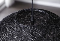Lampe suspendue 60 cm design "COCOON"  coloris noir