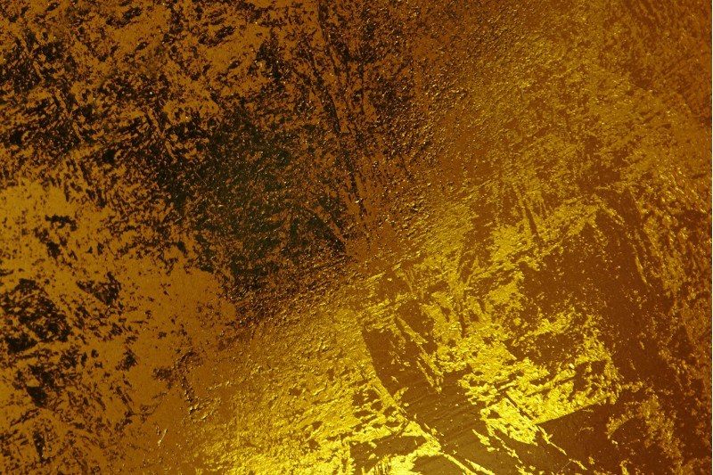 Lampe suspendue hémisphère coloris noir et d'or
