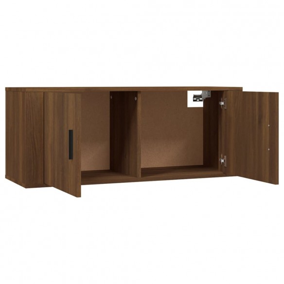 Ensemble de meubles TV 3 pcs Chêne marron Bois d'ingénierie