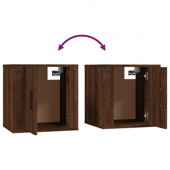 Ensemble de meubles TV 3 pcs Chêne marron Bois d'ingénierie