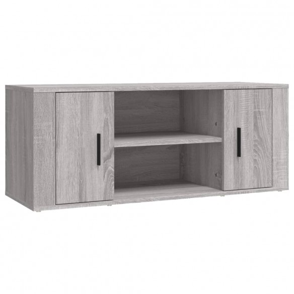 Meuble TV Sonoma gris 100x35x40 cm Bois d'ingénierie