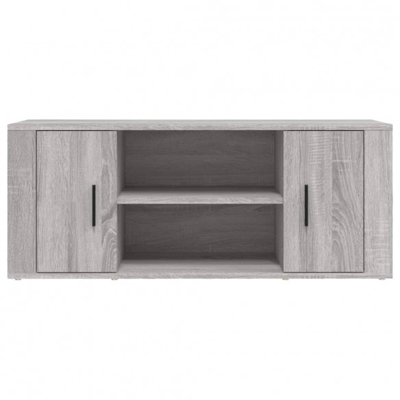 Meuble TV Sonoma gris 100x35x40 cm Bois d'ingénierie