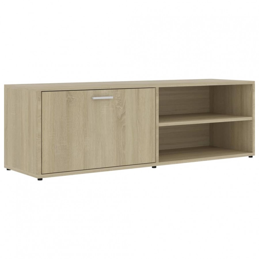 Meuble TV Chêne sonoma 120x34x37 cm Aggloméré Meuble TV Chêne sonoma 120x34x37 cm Aggloméré