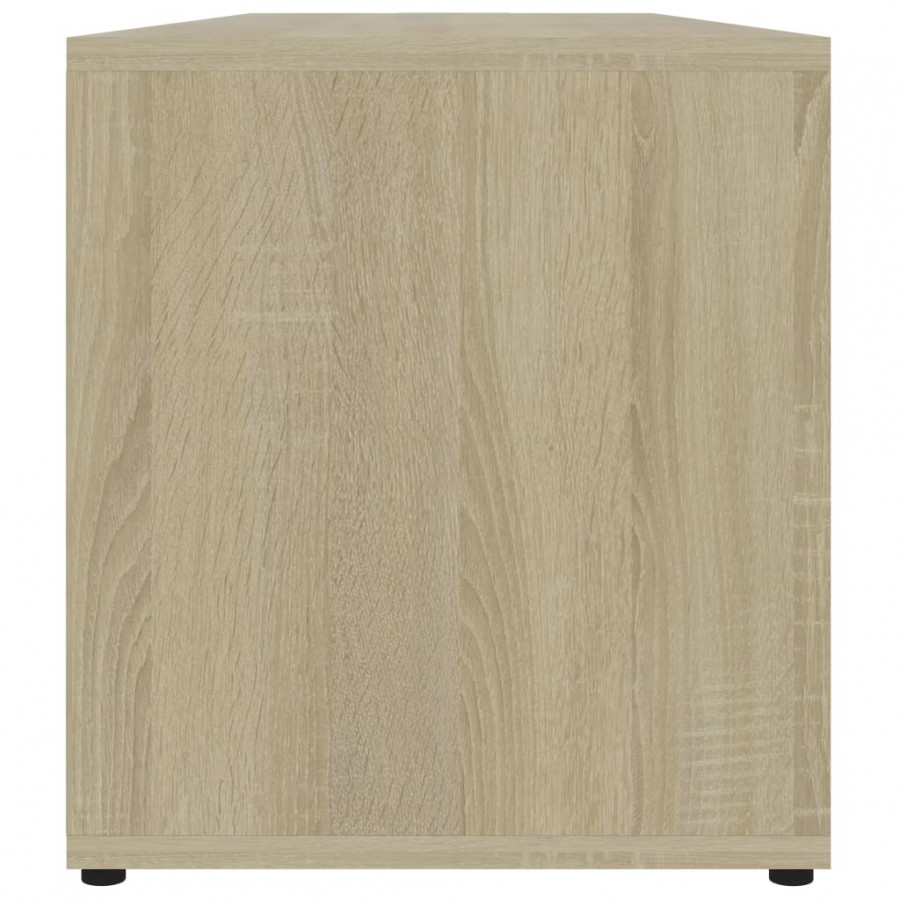 Meuble TV Chêne sonoma 120x34x37 cm Aggloméré Meuble TV Chêne sonoma 120x34x37 cm Aggloméré