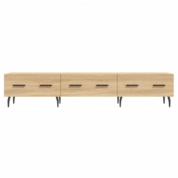 Meuble TV chêne sonoma 150x36x30 cm bois d'ingénierie