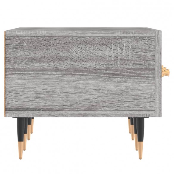 Meuble TV sonoma gris 150x36x30 cm bois d'ingénierie