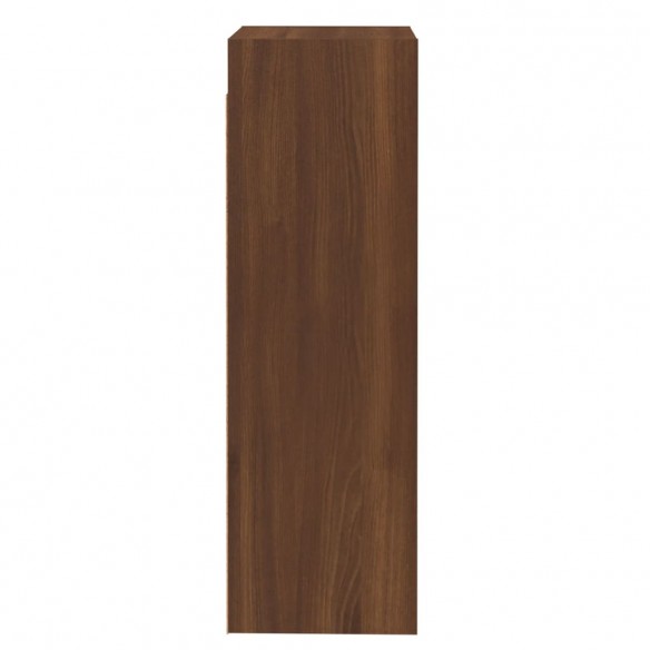 Meuble TV Chêne marron 30,5x30x90 cm Bois d'ingénierie