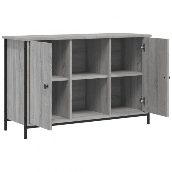 Meuble TV sonoma gris 100x35x65 cm bois d'ingénierie