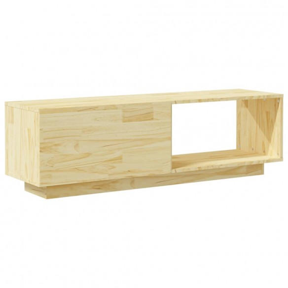 Meuble TV 110x30x33,5 cm Bois de pin massif