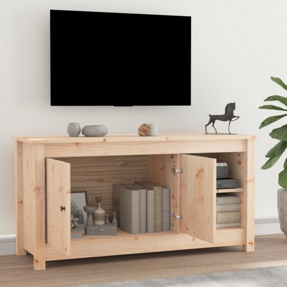 Meuble TV 103x36,5x52 cm Bois de pin massif