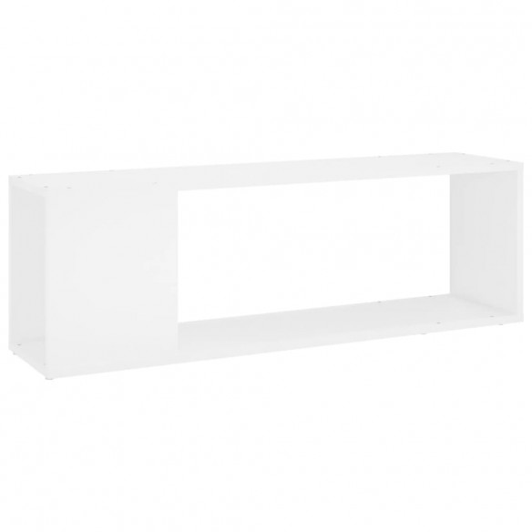 Meuble TV Blanc 100x24x32 cm Aggloméré