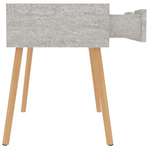 Table de chevet Gris béton 40x40x56 cm Aggloméré