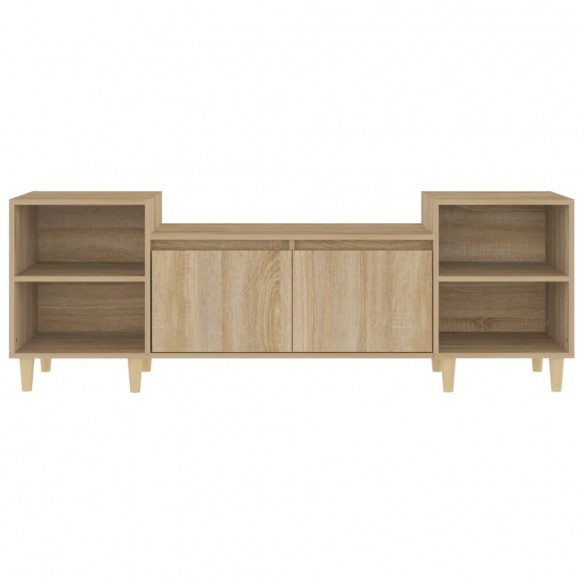 Meuble TV Chêne sonoma 160x35x55 cm Bois d'ingénierie