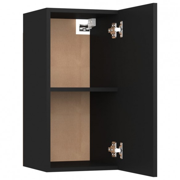 Meubles TV 2 pcs Noir 30,5x30x60 cm Aggloméré