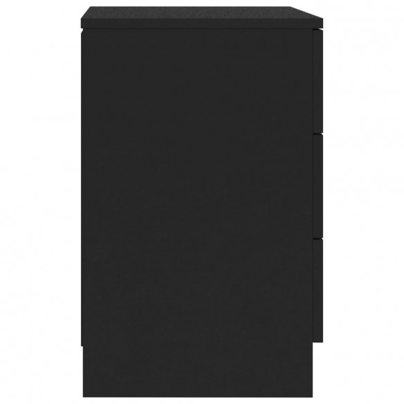 Table de chevet Noir 38 x 35 x 56 cm Aggloméré