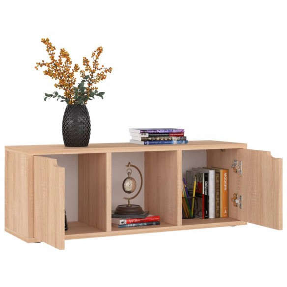 Meuble TV Chêne Sonoma 88,5x27,5x30,5 cm Aggloméré