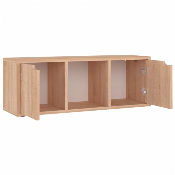 Meuble TV Chêne Sonoma 88,5x27,5x30,5 cm Aggloméré