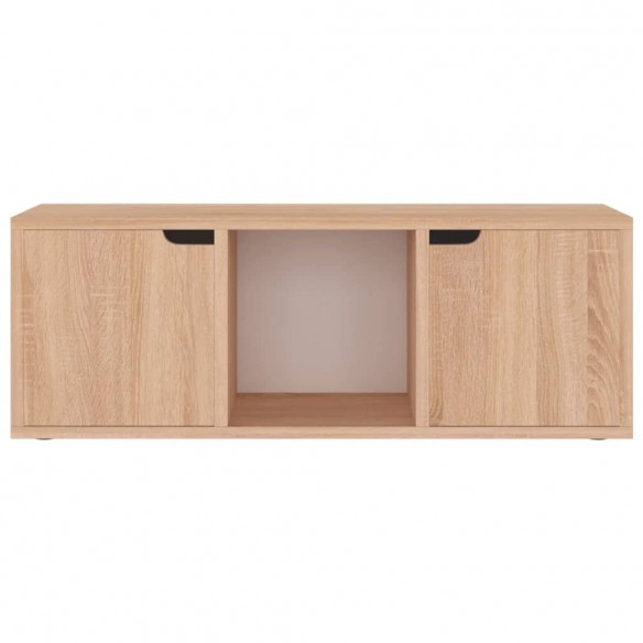 Meuble TV Chêne Sonoma 88,5x27,5x30,5 cm Aggloméré