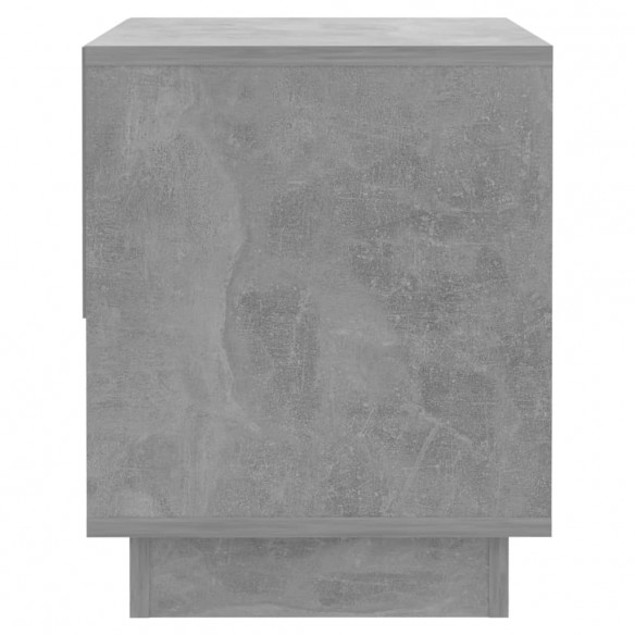 Tables de chevet 2 pcs Gris béton 45x34x44 cm Aggloméré