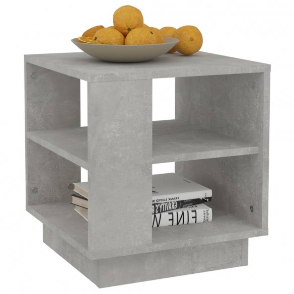 Table basse Gris béton 40x40x43 cm Bois d'ingénierie