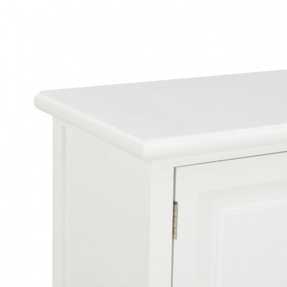 Meuble TV Blanc 90 x 30 x 40 cm Bois