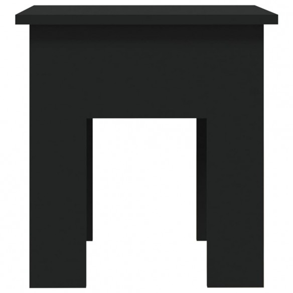 Table basse Noir 40x40x42 cm Aggloméré