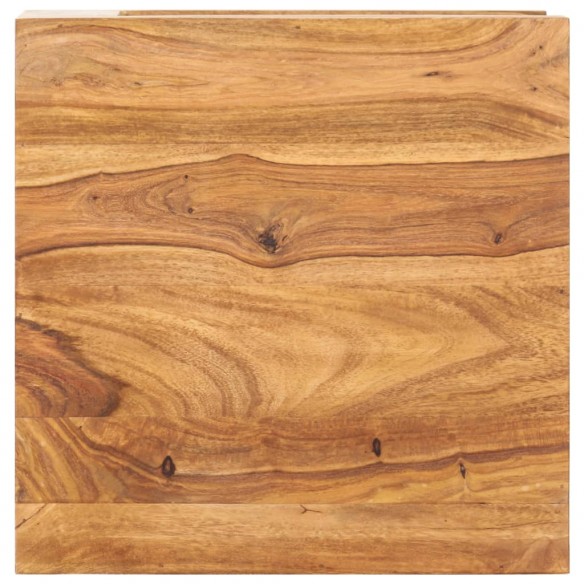Table basse carrée 45x45cm en bois d'acacia