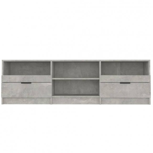 Meuble TV Gris béton 150x33,5x45 cm Bois d'ingénierie