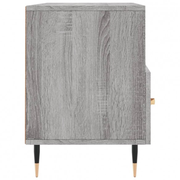 Meuble TV sonoma gris 102x36x50 cm bois d'ingénierie