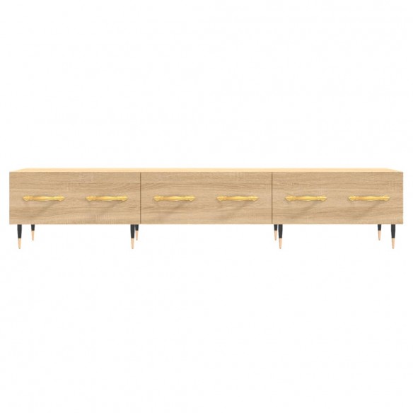 Meuble TV chêne sonoma 150x36x30 cm bois d'ingénierie